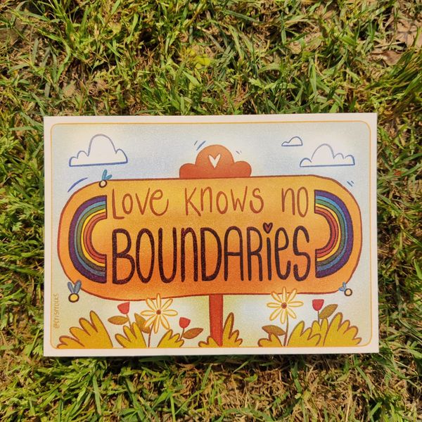 Love Knows no Boundaries Postcard